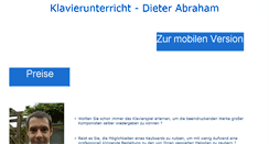 Desktop Screenshot of dieter-abraham.de