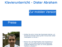 Tablet Screenshot of dieter-abraham.de